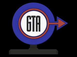 GTA London Edition Stand Logo 3D Print Model