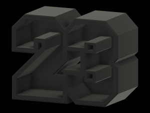 Chicago Bulls NBA Logo Stand 2 version 3D 打印模型