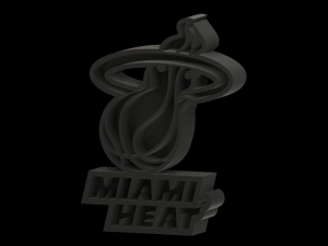 Miami Heat Stand Logo NBA 3D Принт Модель