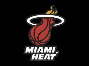 Miami Heat Stand Logo NBA 3D Принт Модель