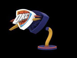 Oklahoma City ThunderNBA Modelo de Impressão 3D