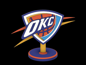 Oklahoma City Thunder NBA 3D Print Model
