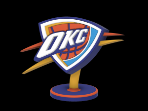 Oklahoma City Thunder NBA 3D Print Model