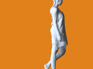 Miniature Pose People 01 3D Print Model