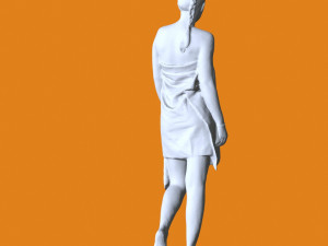 Miniature Pose People 01 3D Print Model