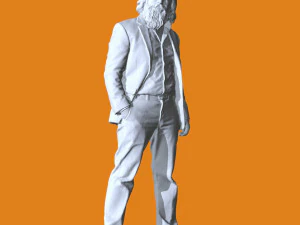 Miniatur Pose Orang 02 Model Cetak 3D