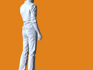 Miniature Pose People 03 3D Print Model