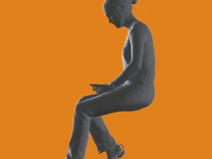 Miniature Pose People 04 3D Print Model