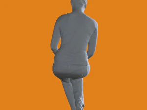Miniature Pose People 04 3D Print Model
