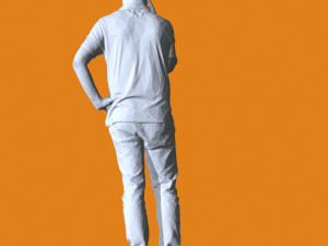 Miniature Pose People 05 3D Print Model