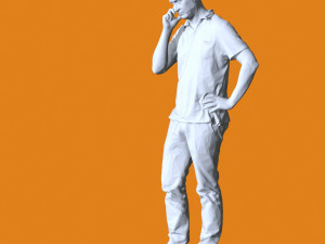 Miniature Pose People 05 3D Print Model