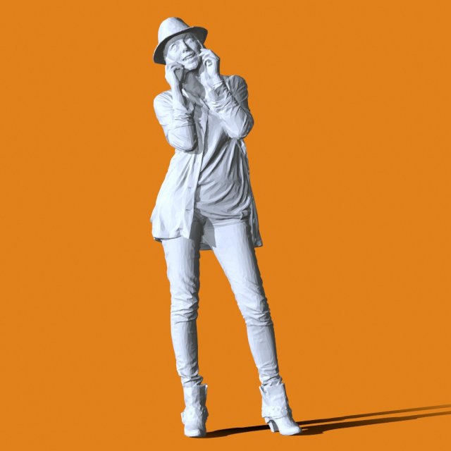 Miniature Pose People 06 Modello di stampa 3D .c4d .max .obj .3ds .fbx .stl .blend 
