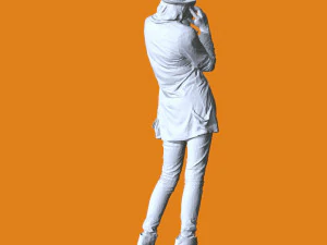 Miniature Pose People 06 3D Print Model