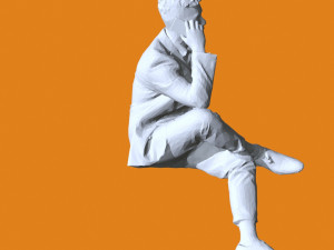 Miniature Pose People 07 3D 打印模型