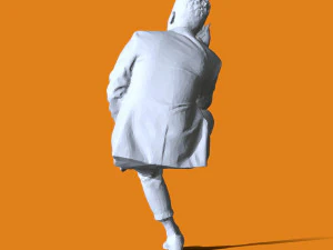 Miniature Pose People 07 3D Print Model