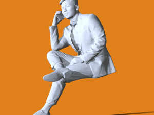 Miniature Pose People 07 3D 打印模型