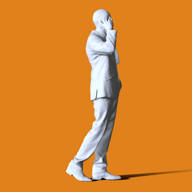 Miniature Pose People 08 3D Принт Модель .c4d .max .obj .3ds .fbx .stl .blend 