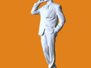 Miniature Pose People 08 3D Print Model