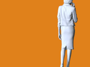 Miniature Pose People 09 3D Print Model