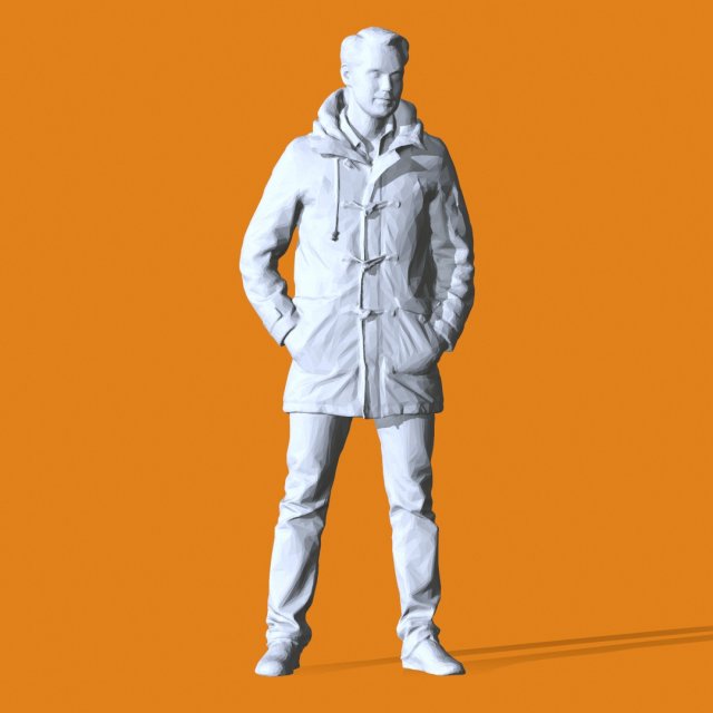 Miniature Pose People 14 3D-Druckmodell .c4d .max .obj .3ds .fbx .stl .blend 