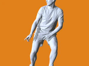 ミニチュアポーズ人物15名 3Dプリントモデル