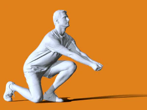 Miniature Pose People 16 3D Print Model
