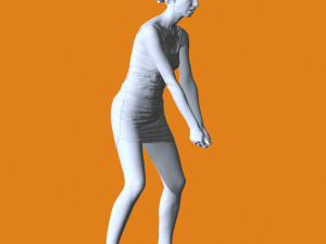 Miniature Pose People 17 3D Print Model