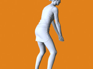 Miniature Pose People 17 3D Print Model