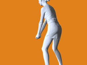 Miniature Pose People 17 3D Print Model