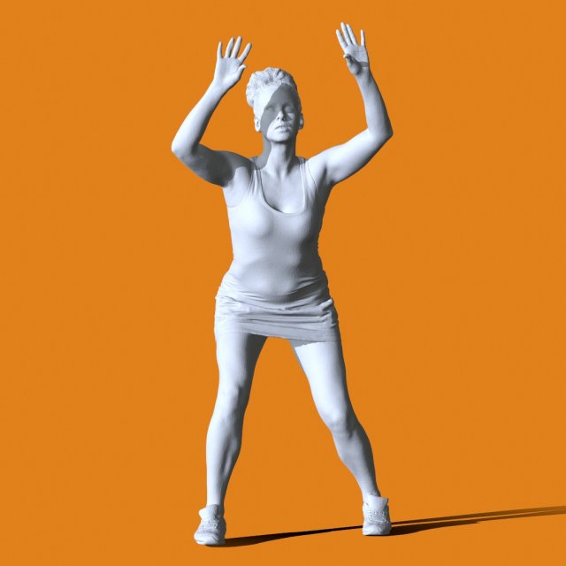 Miniature Pose People 19 Modelo de impresión 3D .c4d .max .obj .3ds .fbx .stl .blend 