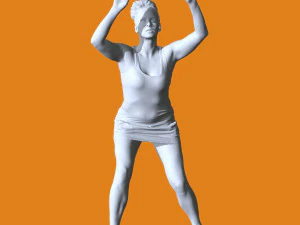 Miniatur Pose Orang 19 Model Cetak 3D