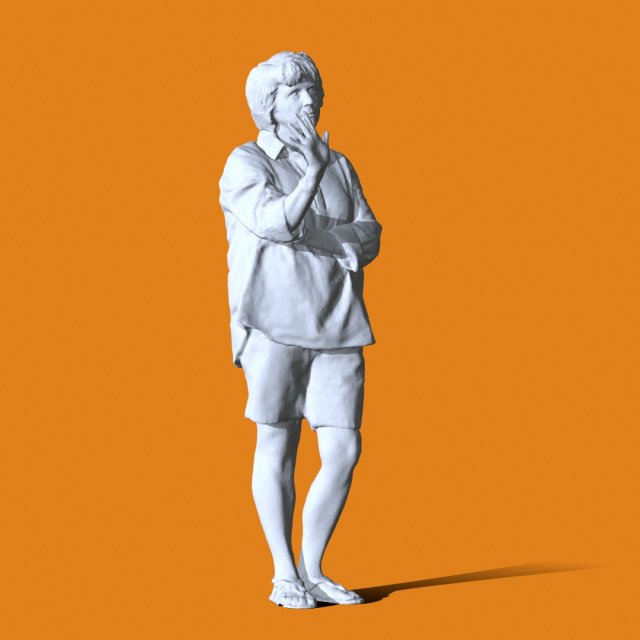 Miniature Pose People 23 3D प्रिंट मॉडल .c4d .max .obj .3ds .fbx .stl .blend