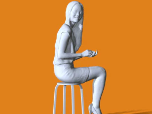 Miniature Pose People 24 3D Print Model