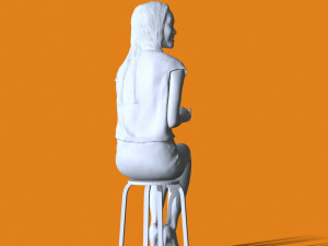 Miniature Pose People 24 3Dプリントモデル