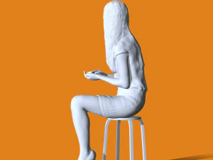 Miniature Pose People 24 3D Print Model