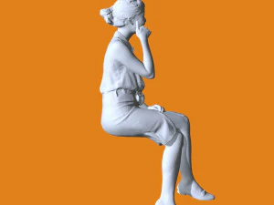 Miniature Pose People 26 3D Print Model