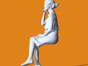 Miniature Pose People 26 3D Print Model