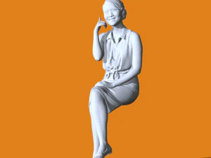 Miniature Pose People 26 3D Print Model