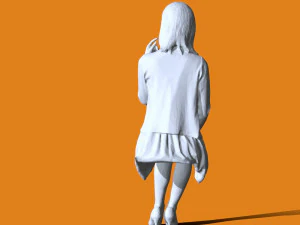 Miniature Pose People 27 3D Print Model