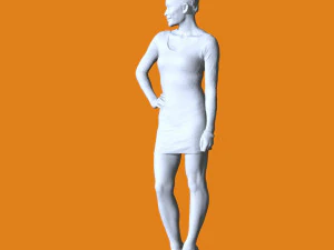 Miniature Pose People 28 3D Print Model