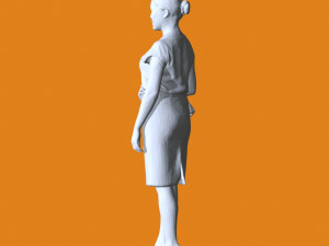 Miniature Pose People 29 3D Print Model