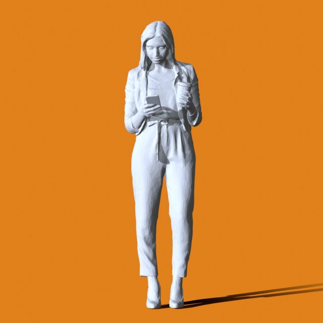Miniature Pose People 31 3D Принт Модель .c4d .max .obj .3ds .fbx .stl .blend 
