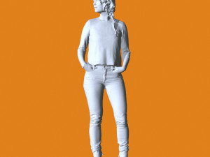 Miniature Pose People 35 3Dプリントモデル