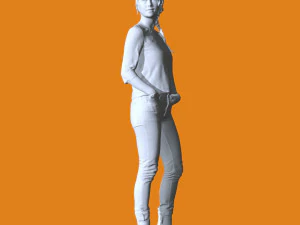 Miniature Pose People 35 3D Print Model