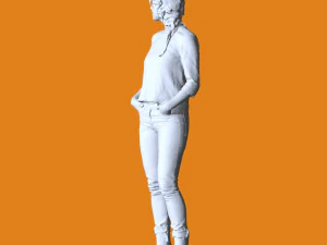 Miniature Pose People 35 3D Print Model