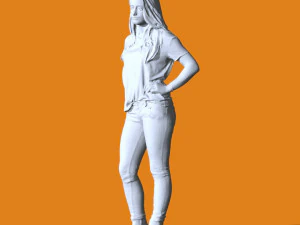 Persone in posa in miniatura 36 Modello di stampa 3D