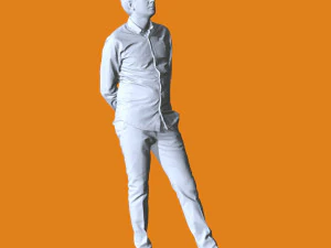 Miniature Pose People 37 3D Print Model