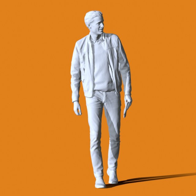 Miniature Pose People 38 3D प्रिंट मॉडल .c4d .max .obj .3ds .fbx .stl .blend