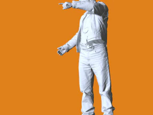 Miniature Pose People 42 3D Print Model