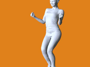 Miniature Pose People 44 3D Print Model